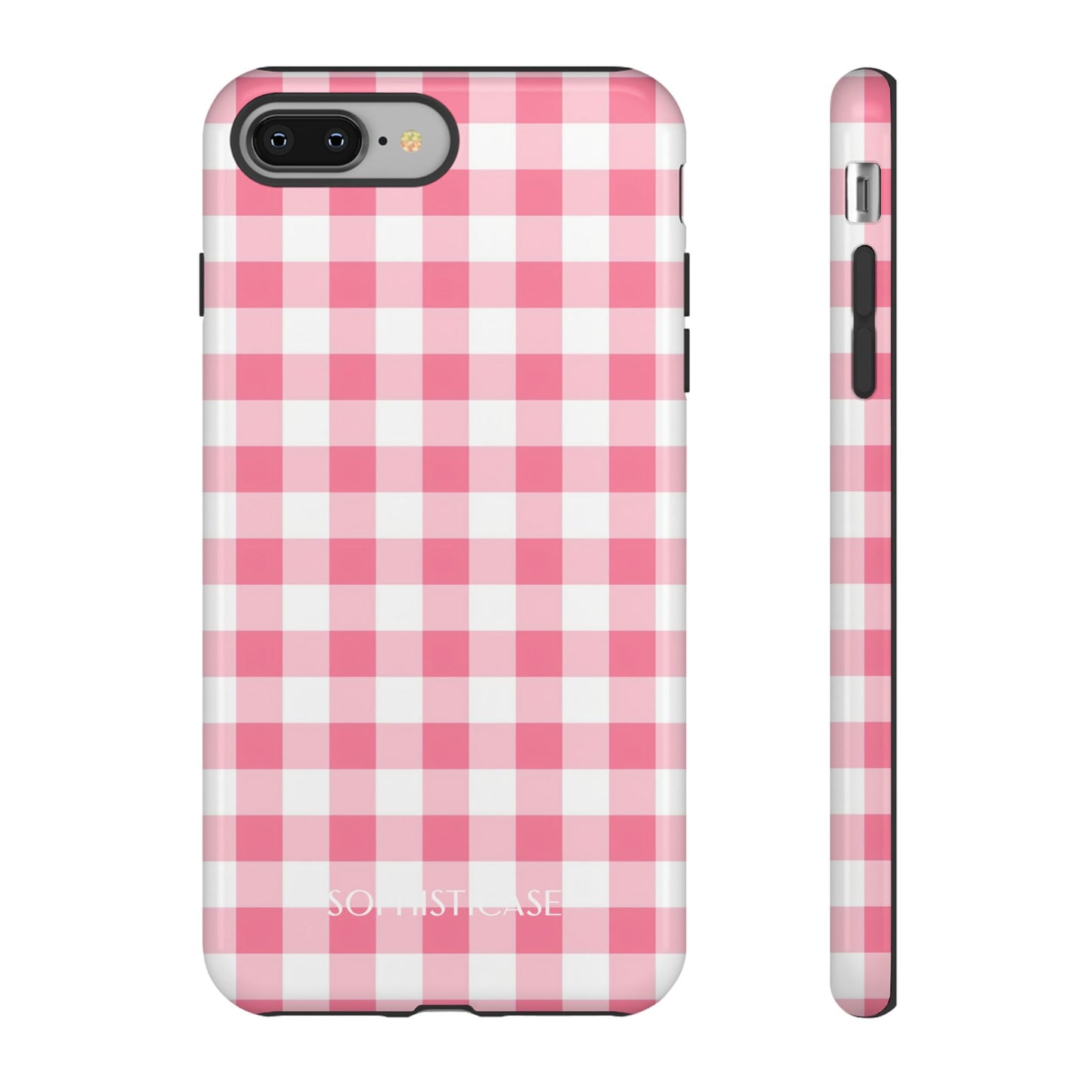 Tough Case - Gingham in Salmon