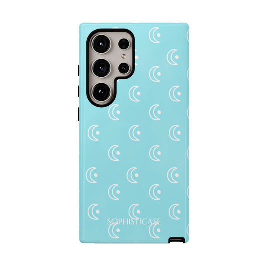 Moon Phase in Aqua - Tough Phone Case for Samsung Galaxy