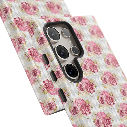 Rose Diamond Romance in Colette - Tough Phone Case