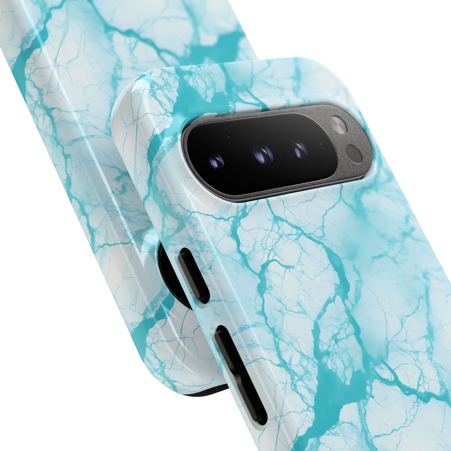 Marble Opulence in Aqua - Tough Phone Case