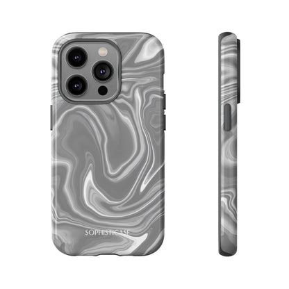 Liquid Dreams in Charcoal - Tough Phone Case
