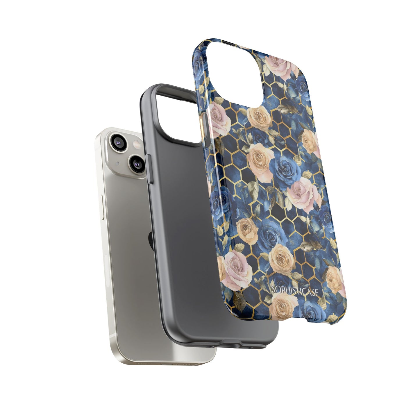 Royal Floral in Midnight Rose - Tough Phone Case