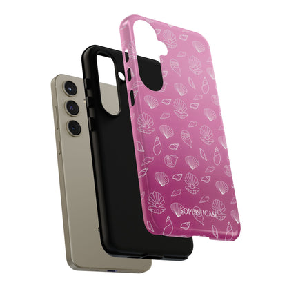 Seashell Society in Purple - iPhone Case, Samsung Galaxy Case, Google Pixel Case