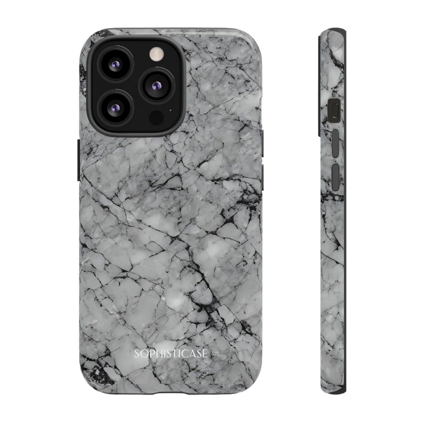 Marble Opulence in Grey - iPhone Case, Samsung Galaxy Case, Google Pixel Case