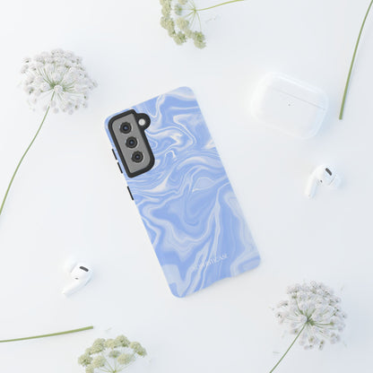 Liquid Dreams in Smoke Blue - Tough Phone Case