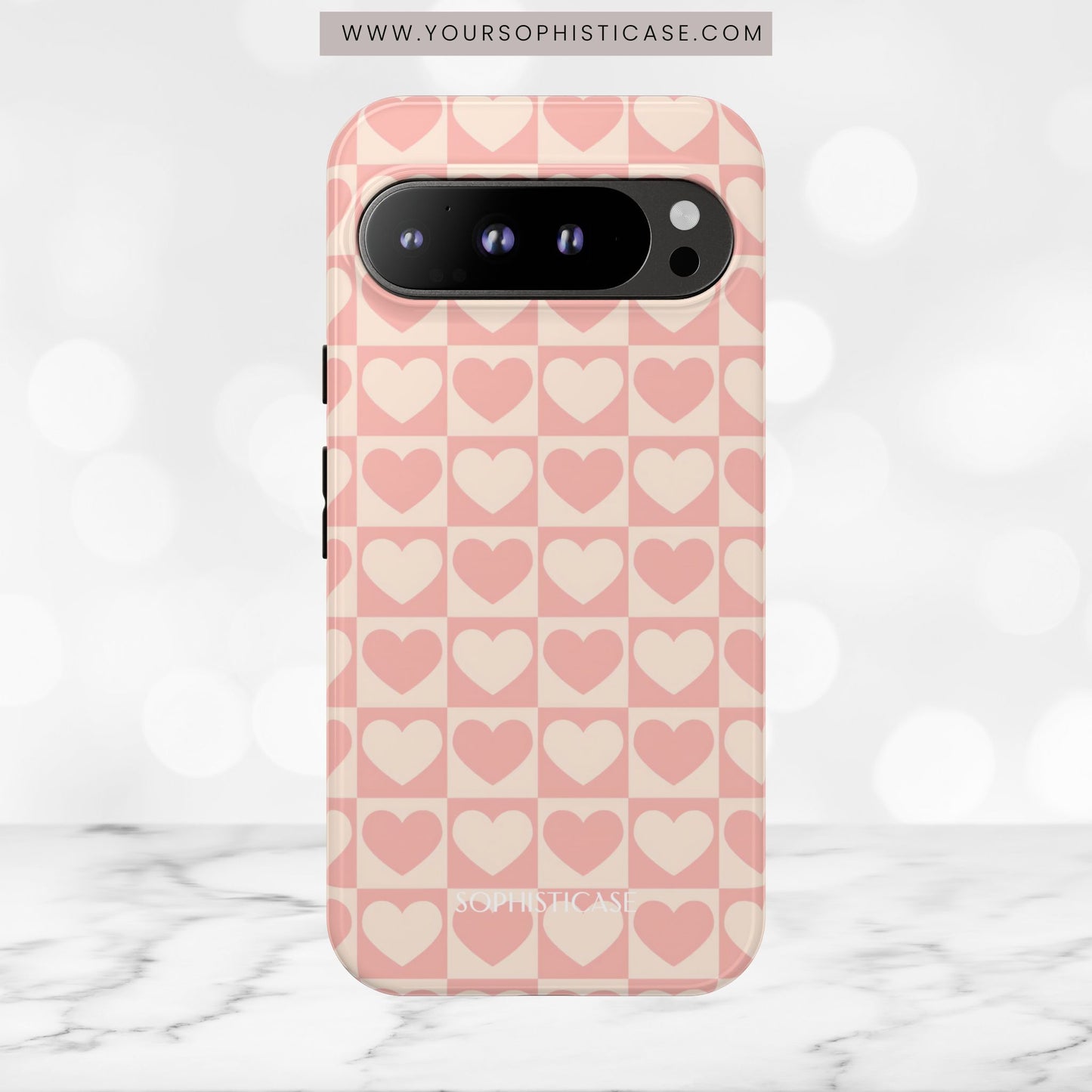 Tough Love in Pink - Tough Phone Case