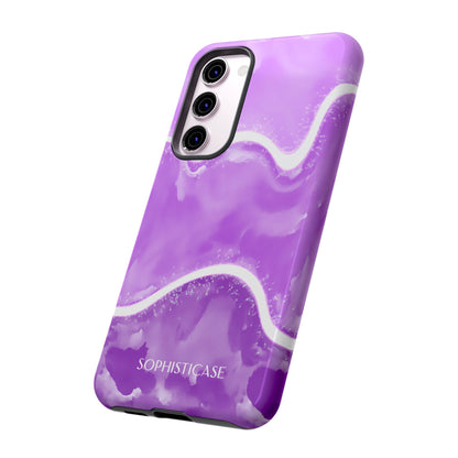 Serenity in Deep Purple - Protective Phone Case for Samsung Galaxy