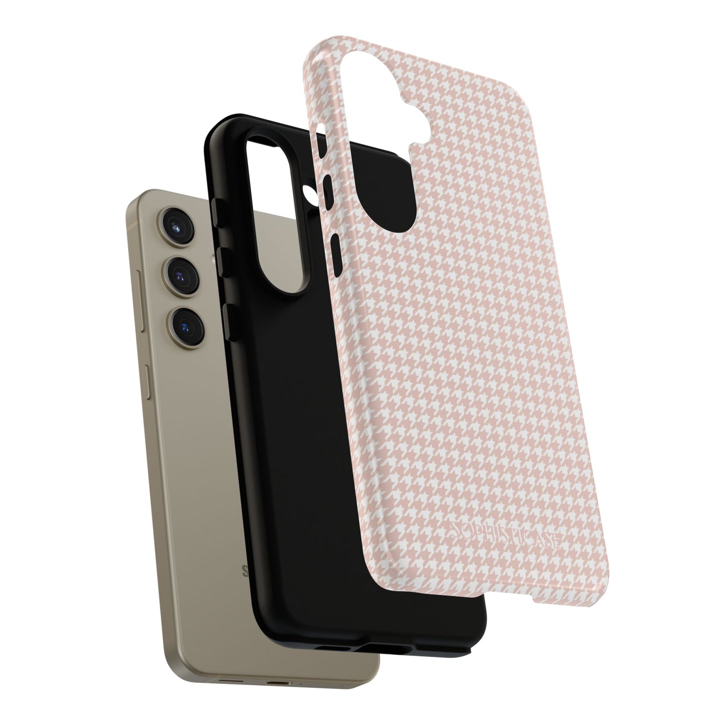 Tough Case - Houndstooth in Neutral