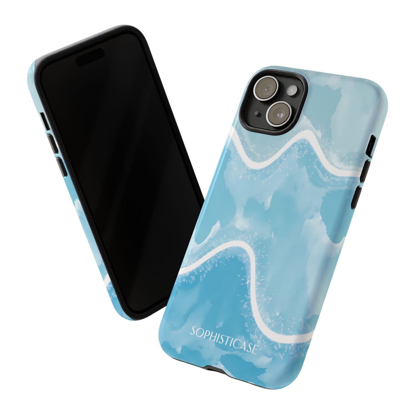 Serenity in Blue - Drop Proof Phone Case for iPhone, Samsung Galaxy and Google Pixel