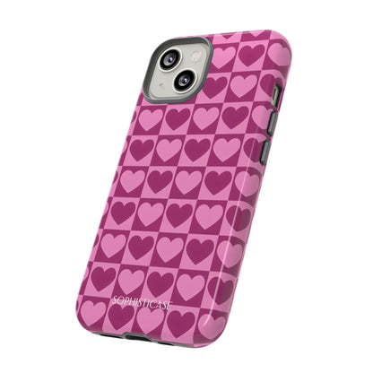 Tough Love in Purple - Tough Phone Case