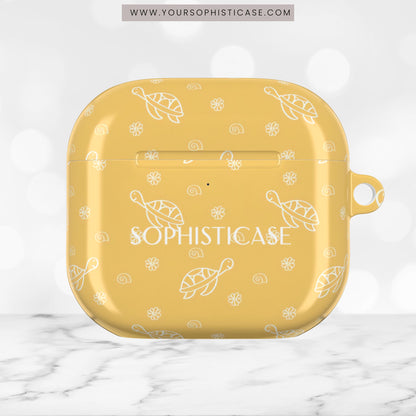 AirPod Cases - Turtle Island in Yellow