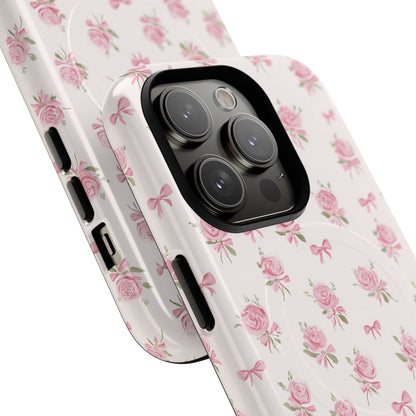 The Sweetest Thing in Coquette Roses and Bows - iPhone Magsafe Case