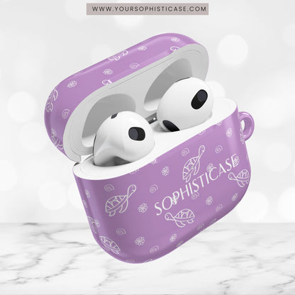AirPod Cases - Turtle Island in Purple