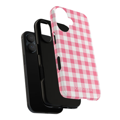 Tough Case - Gingham in Salmon