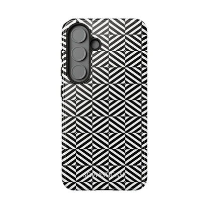 Illusions in Black - Tough Phone Case for Samsung Galaxy