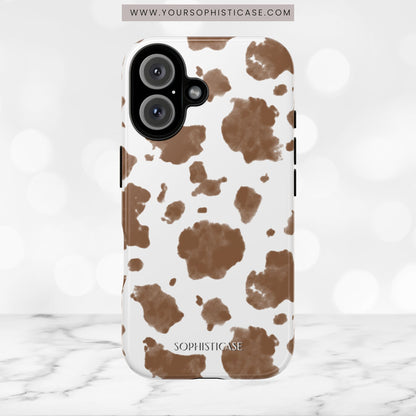 Holy Cow in Brown - iPhone Case