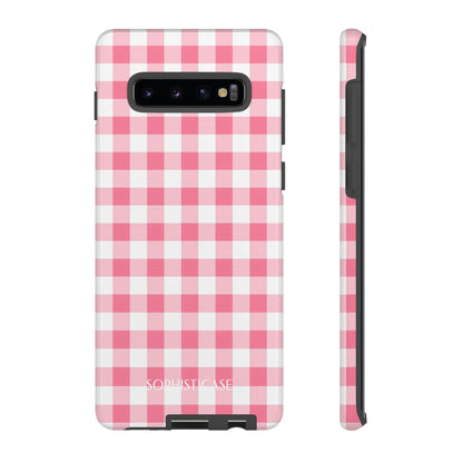 Tough Case - Gingham in Salmon