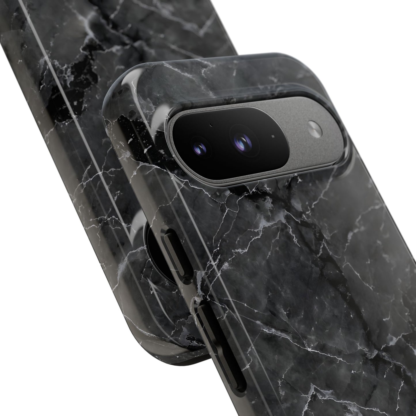 Marble Opulence in Black - iPhone Case, Samsung Galaxy Case, Google Pixel Case