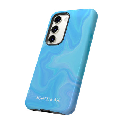 Liquid Magic in Blue - Drop Proof Phone Case for Samsung Galaxy