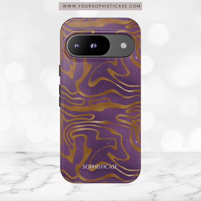Cosmic Zebra in Purple - iPhone Case, Samsung Galaxy Case, Google Pixel Case