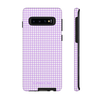 Tough Case - Houndstooth in Pastel Purple