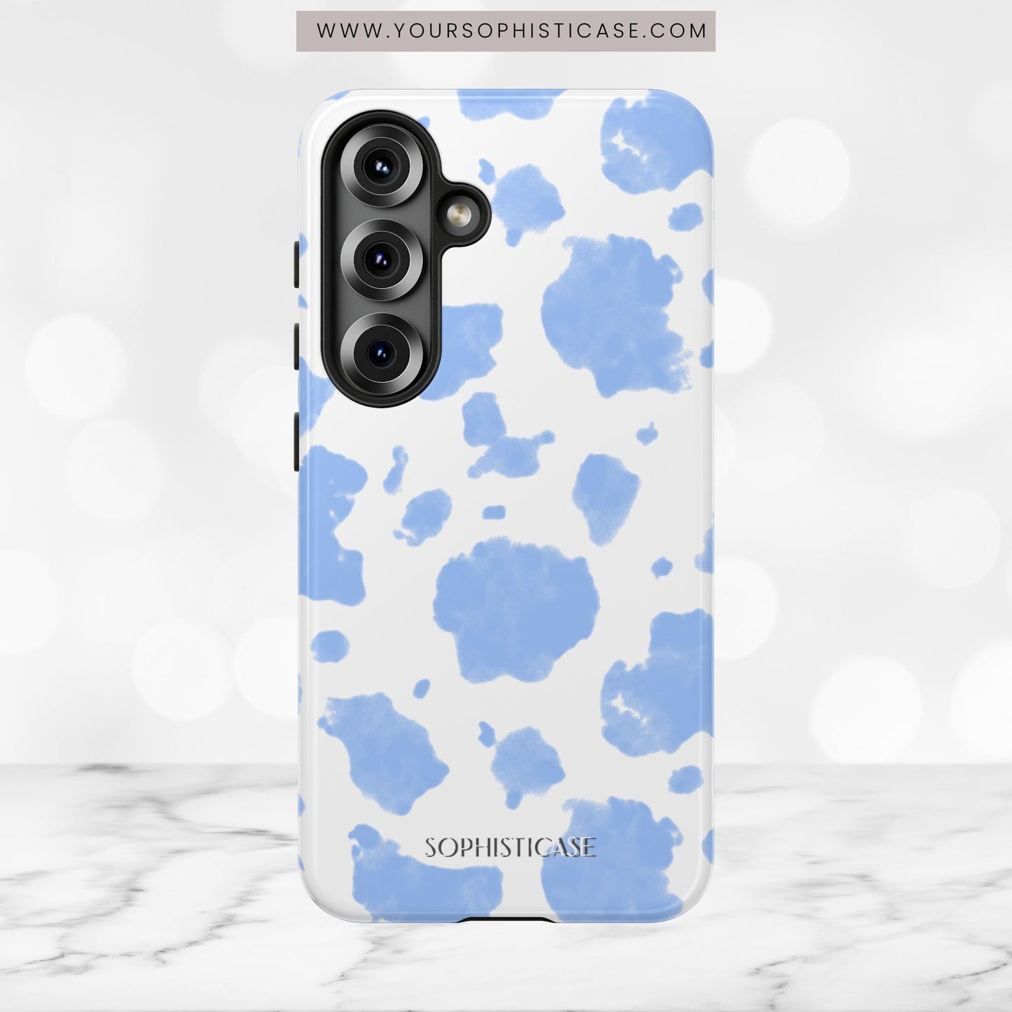 Holy Cow in Blue - Tough Phone Case