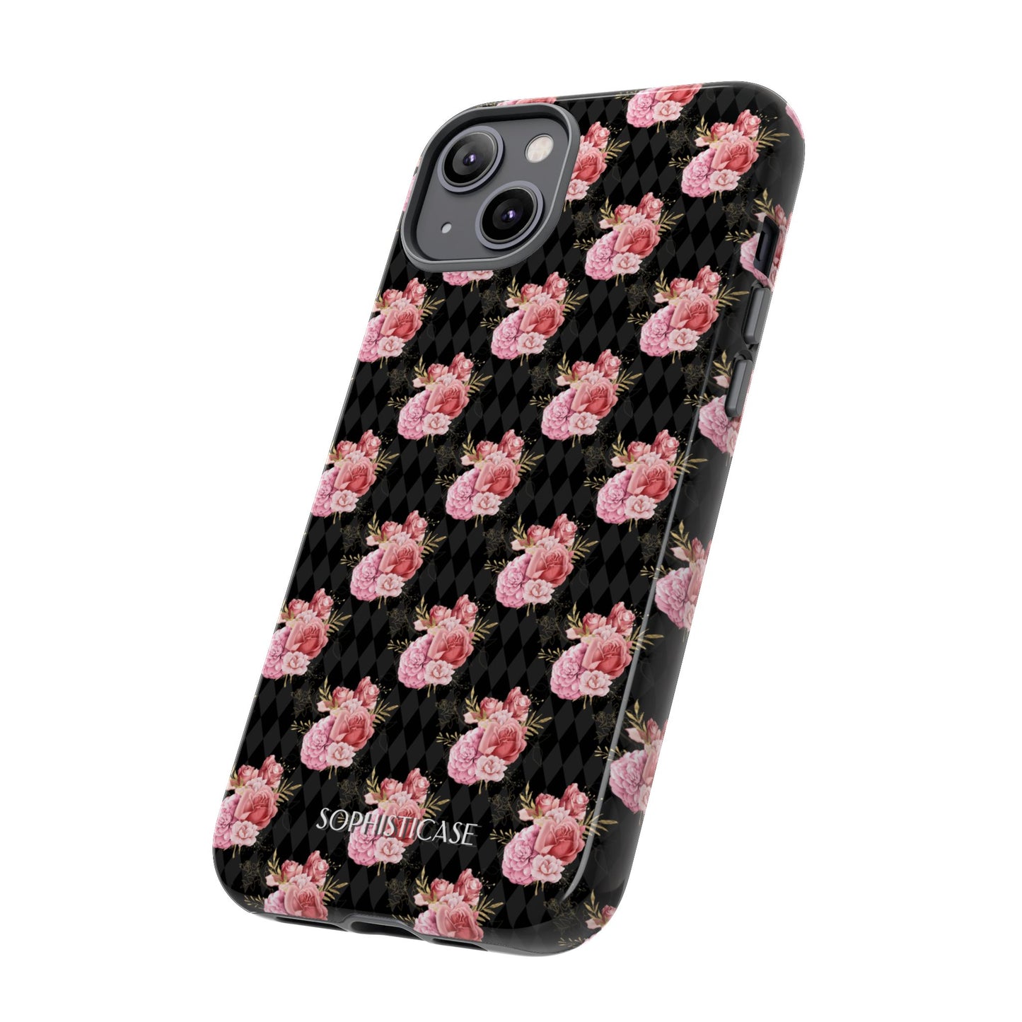 Rose Diamond Romance in Vivienne - Tough Phone Case