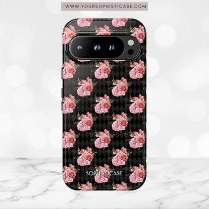Rose Diamond Romance in Vivienne - Tough Phone Case