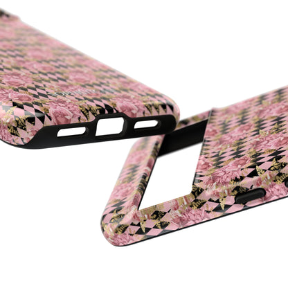 Rose Diamond Romance in Isolde - Tough Phone Case