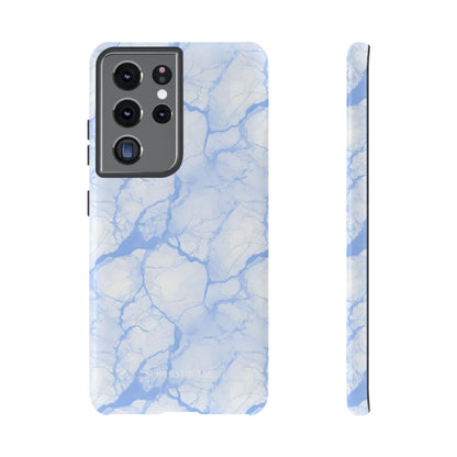 Marble Opulence in Blue - Tough Phone Case