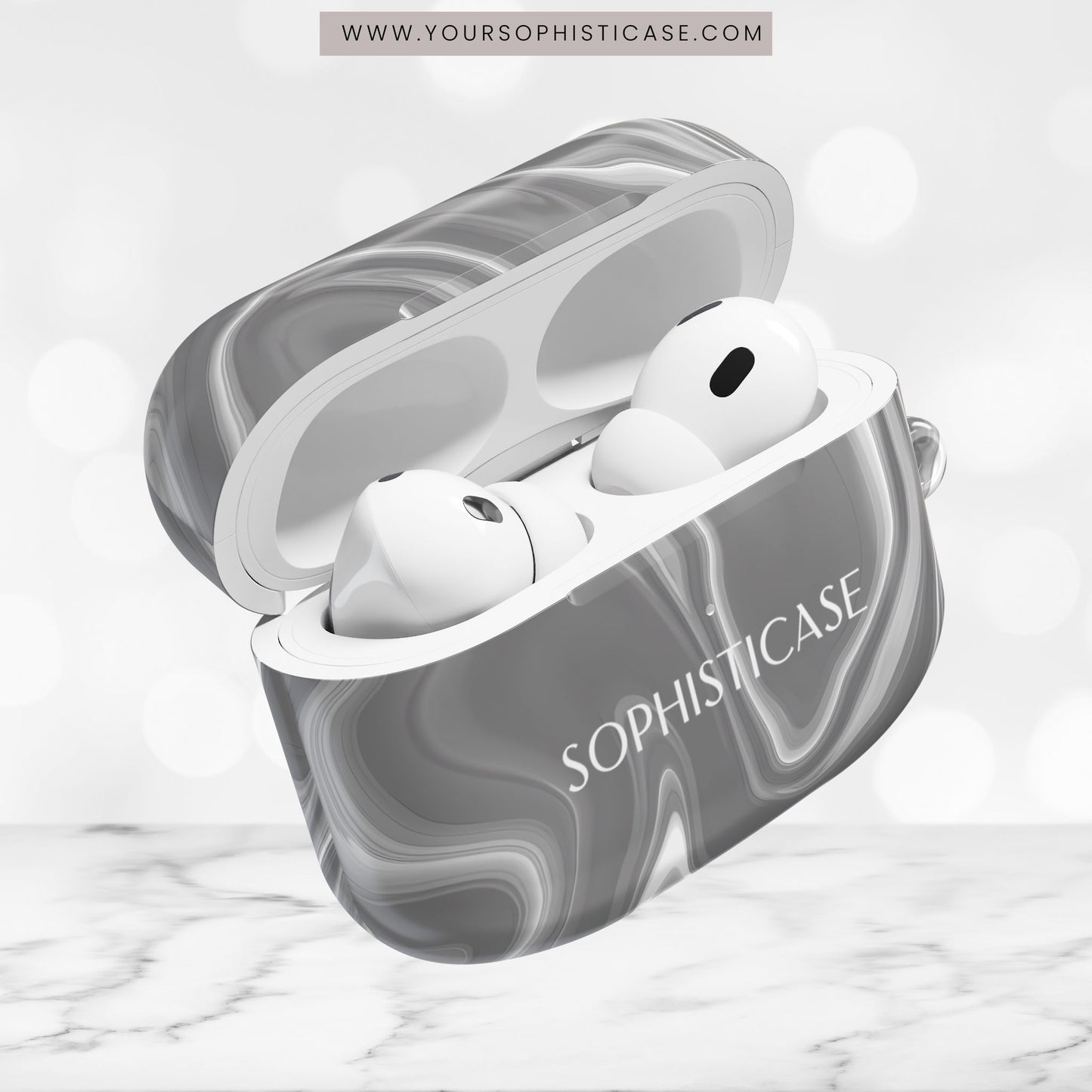 AirPod Cases - Liquid Dreams in Charcoal
