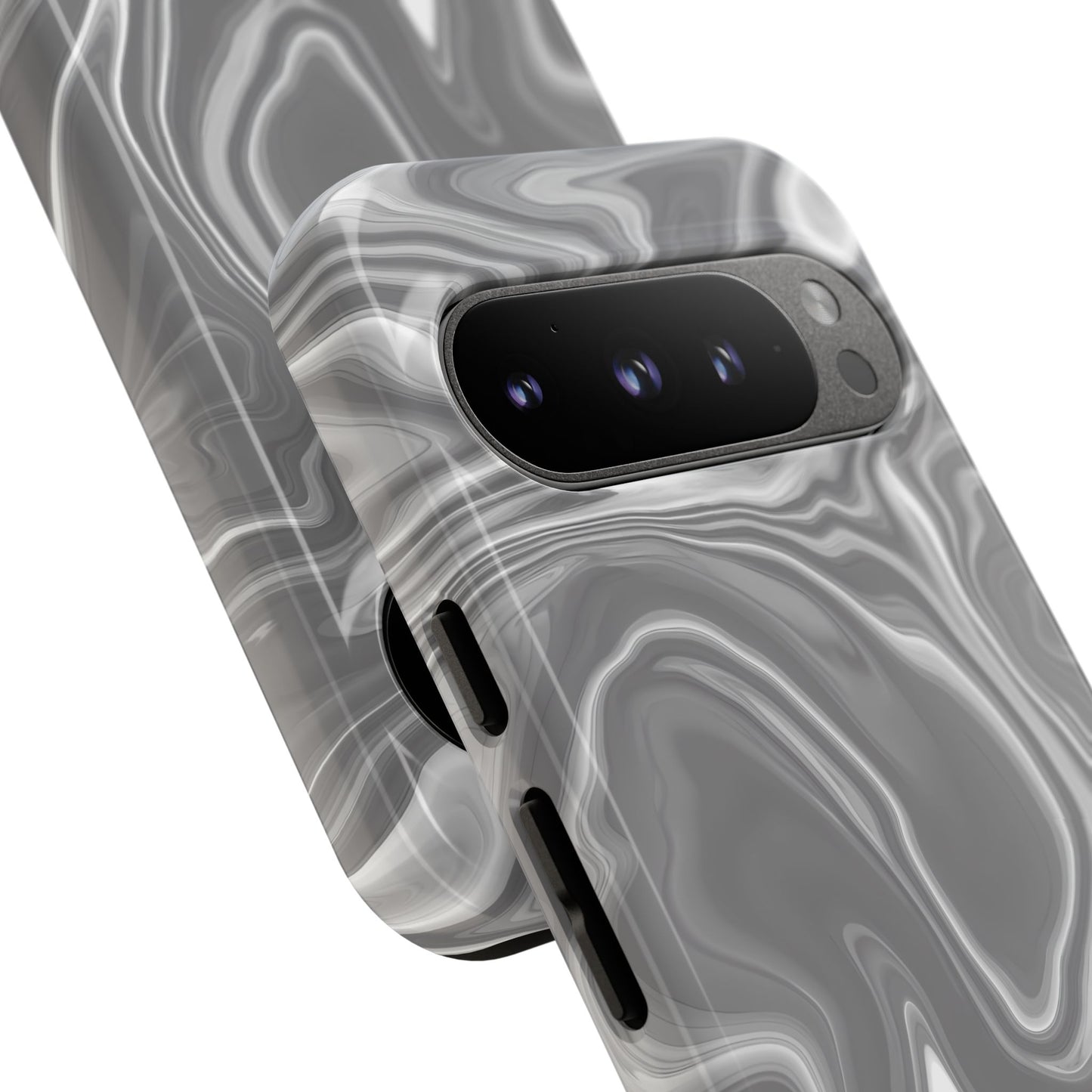 Liquid Dreams in Charcoal - Tough Phone Case