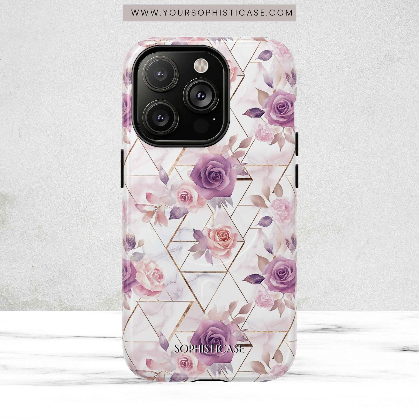 Royal Floral in Rose Royale - iPhone Magsafe Case