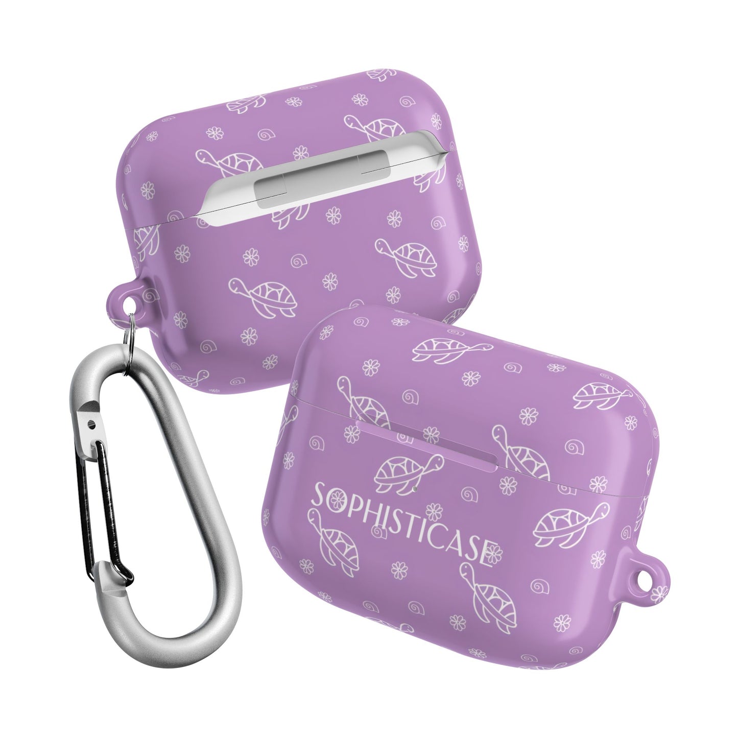 AirPod Cases - Turtle Island in Purple