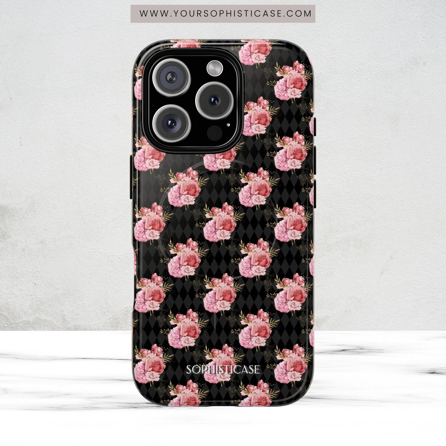 Rose Diamond Romance in Vivienne - Magsafe Case