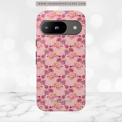 Rose Diamond Romance in Amelie - Tough Phone Case