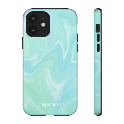 Liquid Magic in Green Haze - iPhone Case