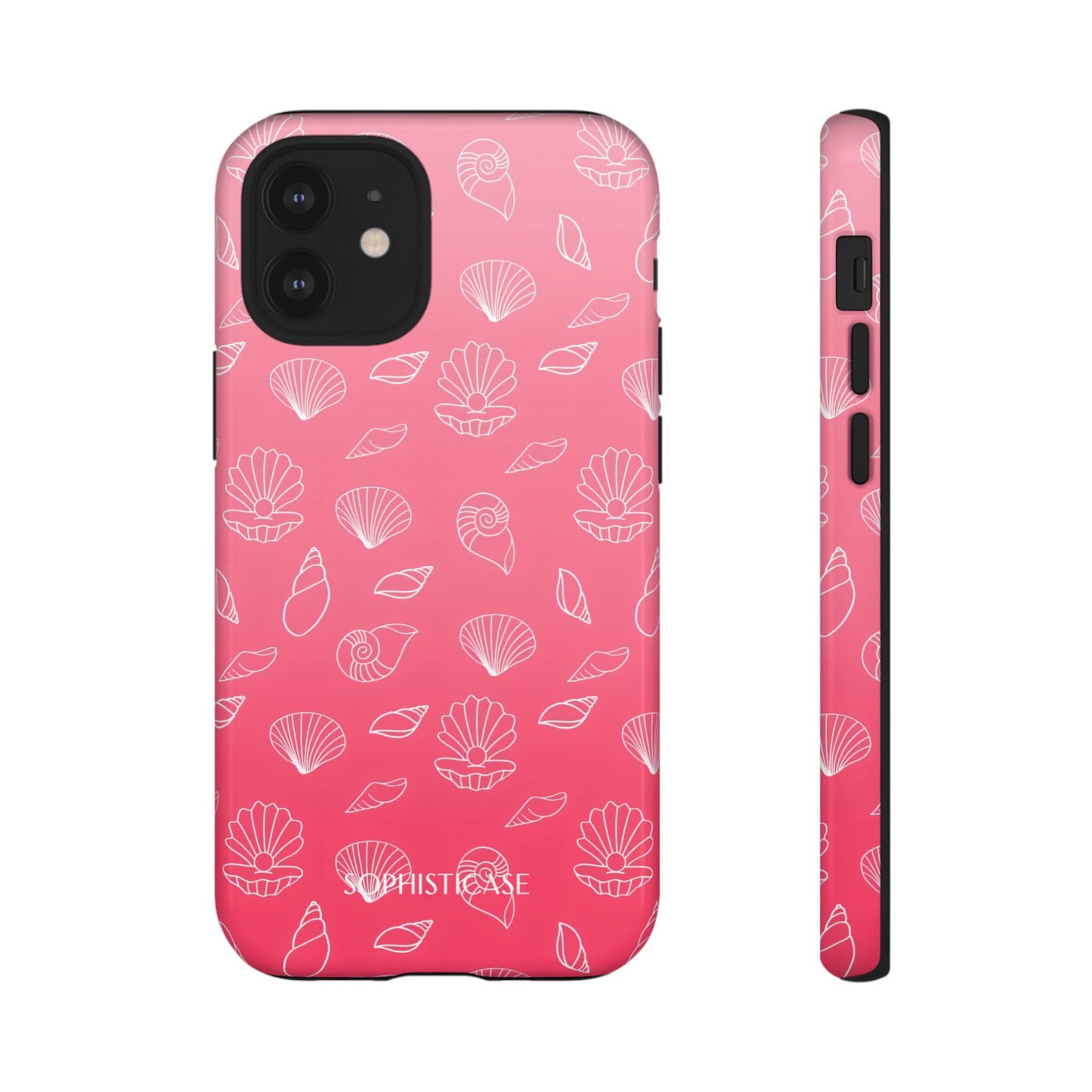 Seashell Society in Sunset Pink - iPhone Case