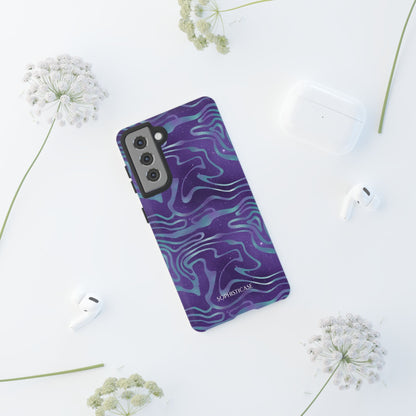 Cosmic Gold in Blue & Purple - iPhone Case, Samsung Galaxy Case, Google Pixel Case