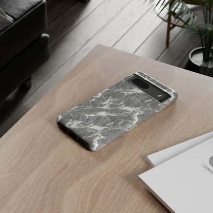 Marble Crush in Charcoal Grey - Tough Phone Case