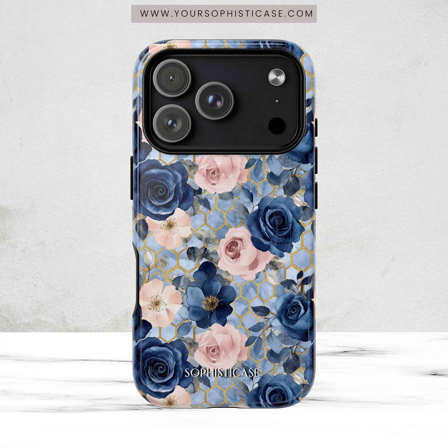Royal Floral in Gilded Sky - iPhone Magsafe Case