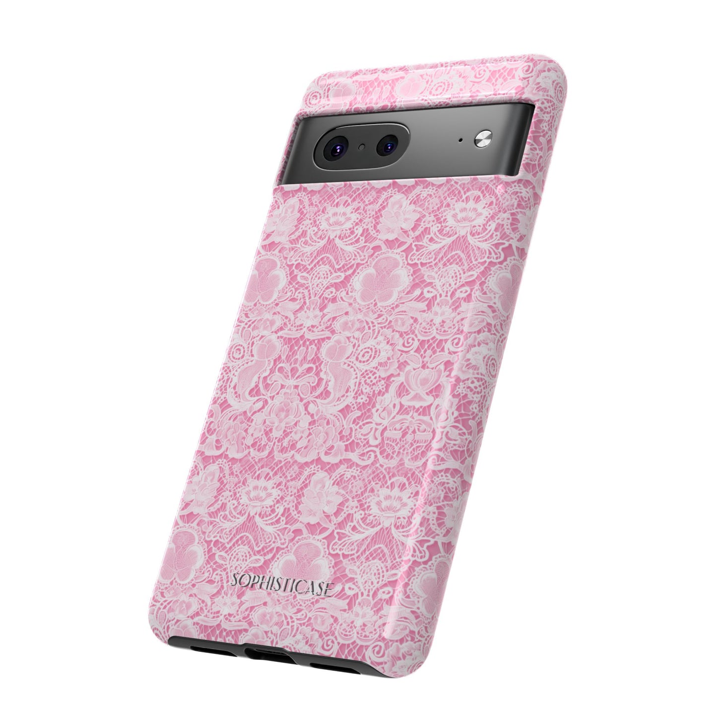 Luxe Lace in Pink - iPhone Case, Samsung Galaxy Case, Google Pixel Case