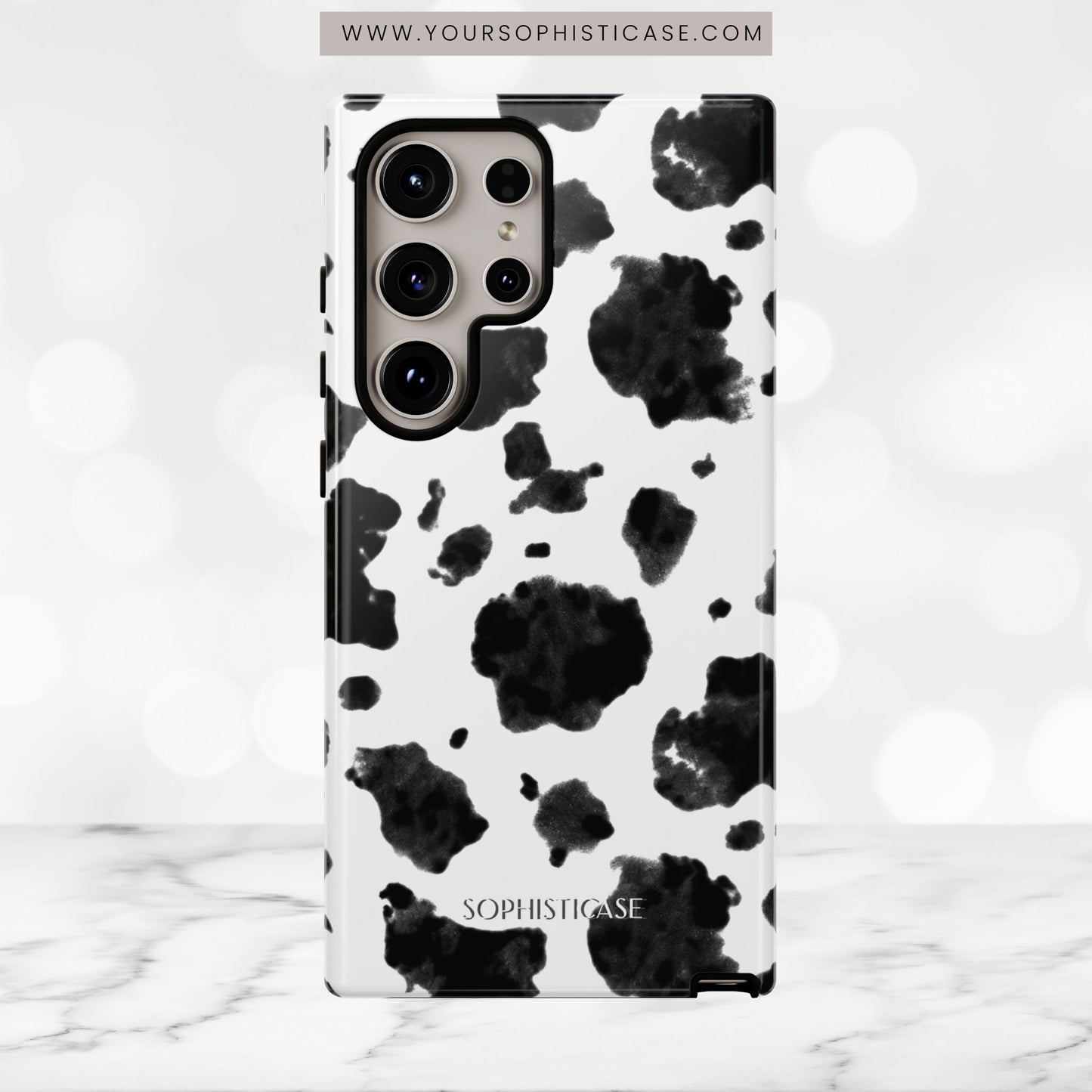 Holy Cow in Black - Tough Phone Case