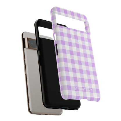 Tough Case - Gingham in Purple