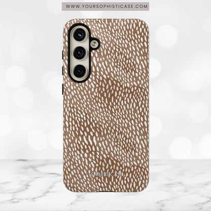 Oh Deer! in Brown- Tough Phone Case