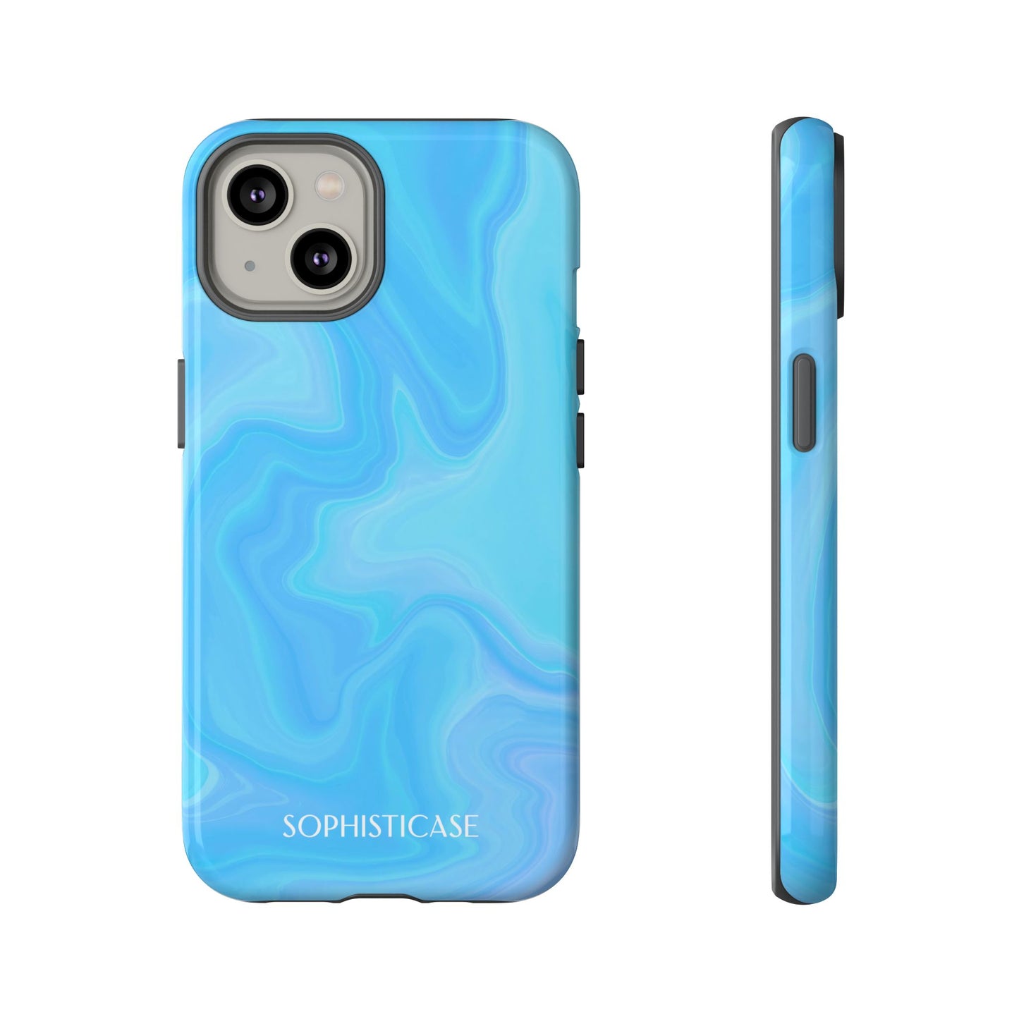 Liquid Magic in Blue - Drop Proof Phone Case for iPhone