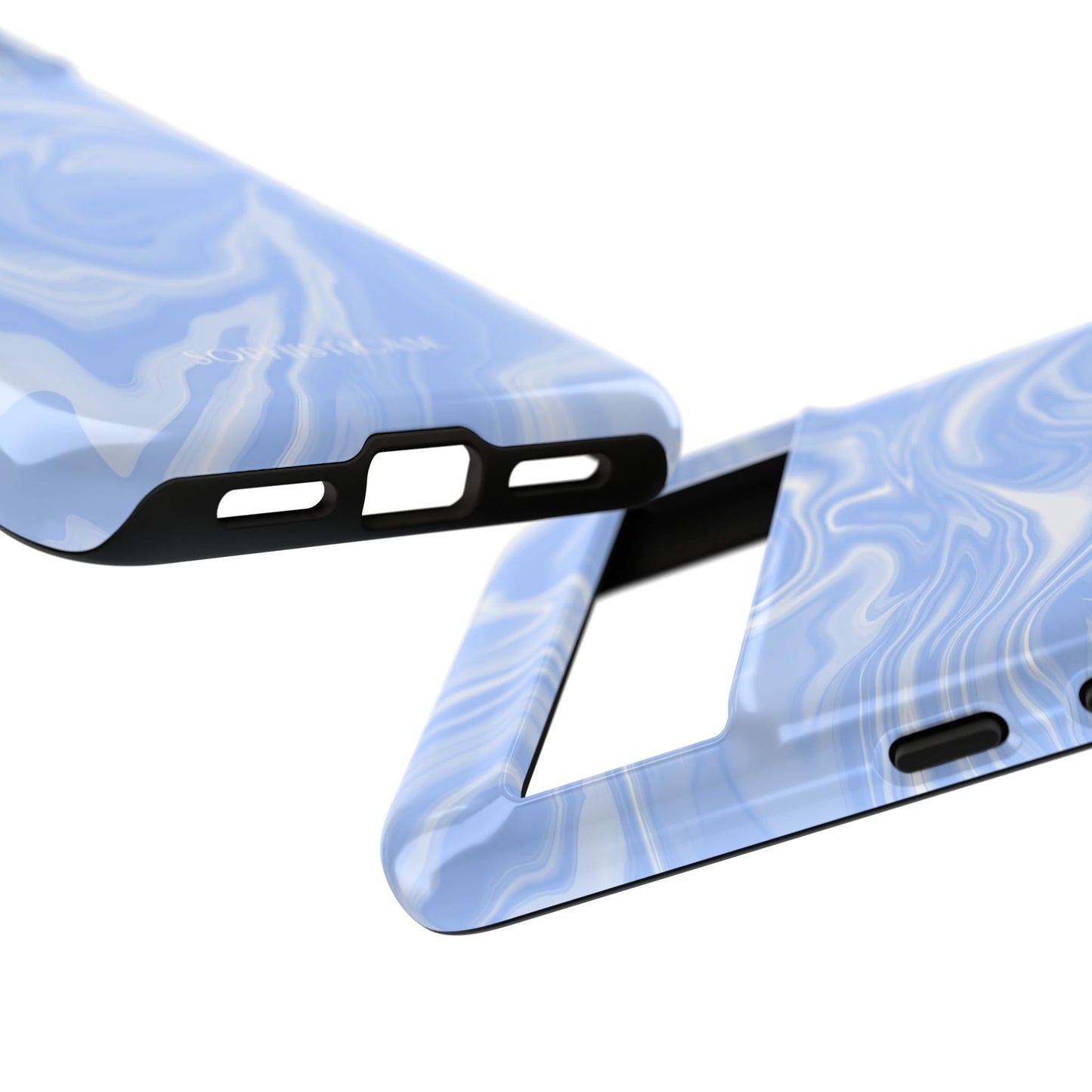 Liquid Dreams in Smoke Blue - Tough Phone Case