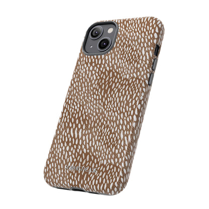 Oh Deer! in Brown- Tough Phone Case