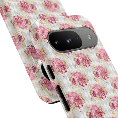 Rose Diamond Romance in Colette - Tough Phone Case