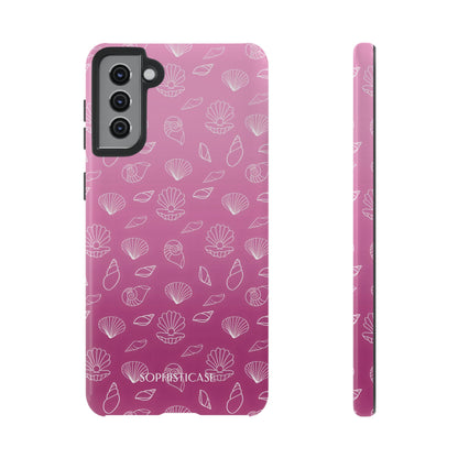 Seashell Society in Purple - iPhone Case, Samsung Galaxy Case, Google Pixel Case